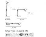 Artemide Tolomeo Micro Alu