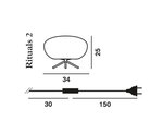 FOSCARINI RITUALS 2 Tafellamp - dimbaar