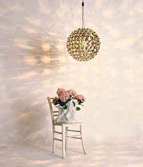 Terzani Orten&rsquo;zia Large round ceiling light gold &oslash; 20 cm 