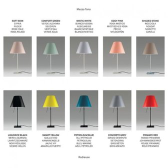 Luceplan Costanza vloerlamp hoogteverstelbaar sensor gedimd