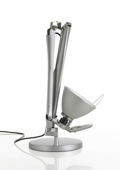 Luceplan Fortebraccio - dimbare tafel/bureaulamp ALUGRIJS