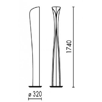 Artemide Cadmo LED 2700K wit