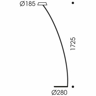 Oligo Glance curved Floor mat grijs
