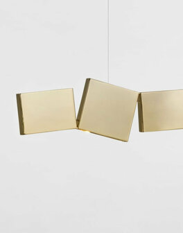 TERZANI GAIA LINEAR CHANDELIER GOLD  - SHOWROOMMODEL 