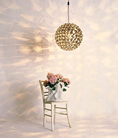 Terzani Orten’zia Large round ceiling light gold ø 20 cm 