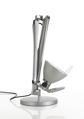 Luceplan Fortebraccio - dimbare tafel/bureaulamp ALUGRIJS