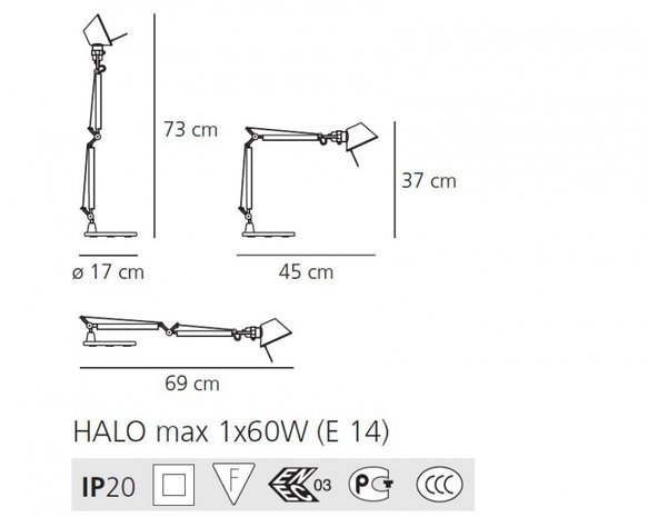 Artemide Tolomeo Micro / Micro colore 