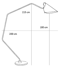 Jacco Maris Mrs Q vloerlamp coated steel natural leather kap