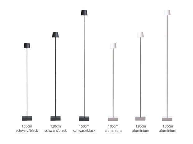 Anta Cut SL 105 alu - kabel zwart - schuifdimmer