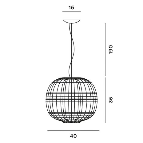 Foscarini Tartan sospensione