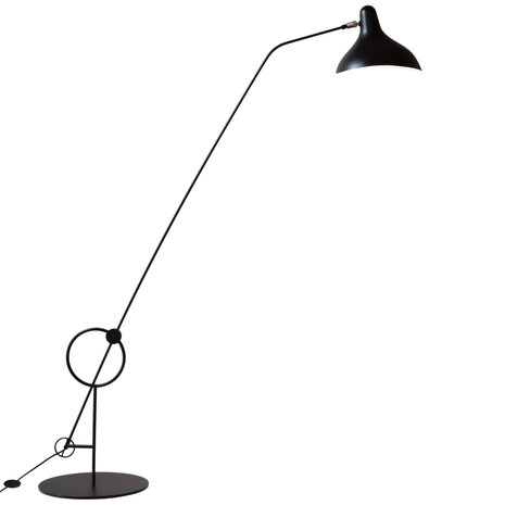 DCW-Éditions Mantis BS8 - Floorlamp zwart