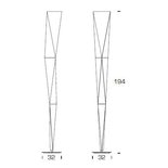 Fontana Arte Vertigo R7s chroom - showroommodel
