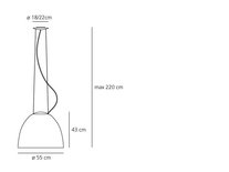 Artemide Nur - aluminium grijs