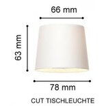 Anta Cut tafellamp - spare part diffuser porselein