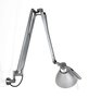 Luceplan Fortebraccio - dimbare tafel/bureaulamp ALUGRIJS